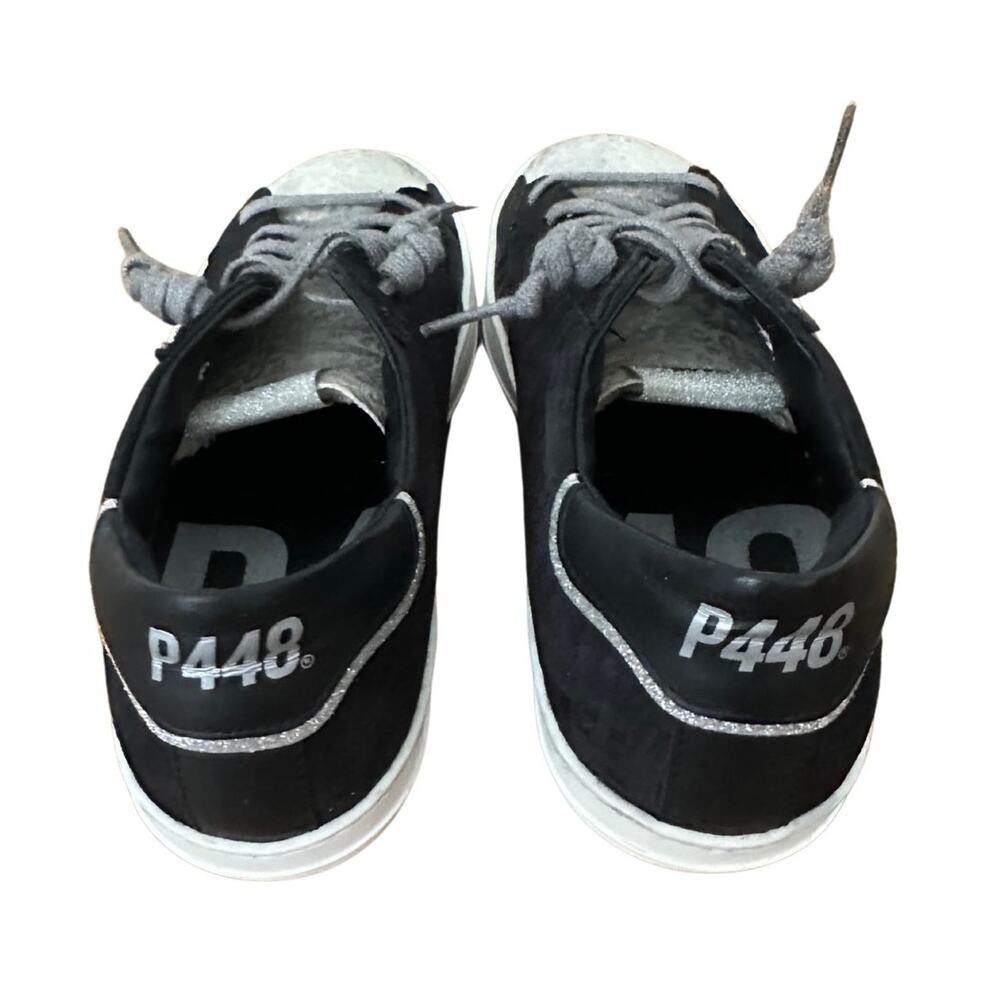 P448 Low Top Zebra And Leopard Print Lace Up Dist… - image 5